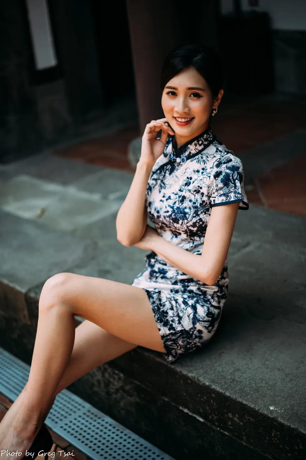 [Mzsock] NO.151 Zhang Jun short cheongsam, stockings, high heels and beautiful legs street photography#[54P]-49