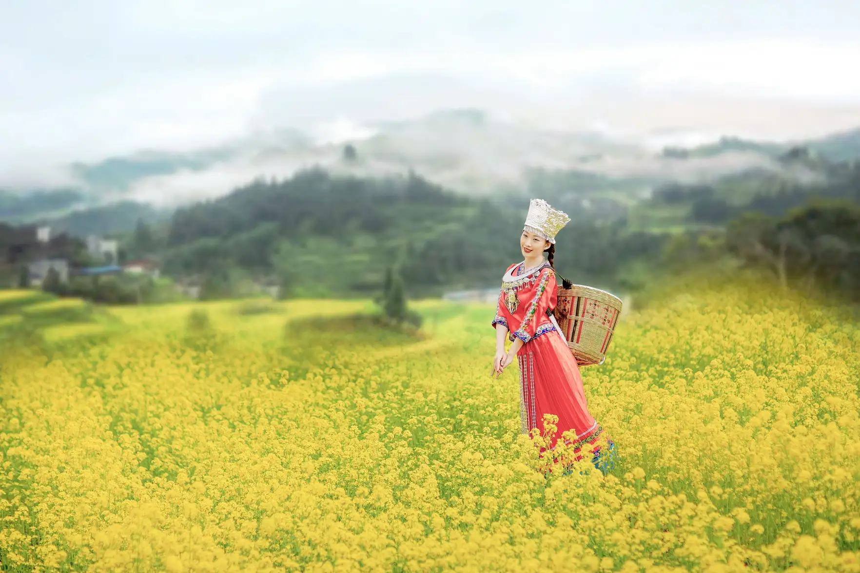 [YITUYU] 2021.11.09 Vol.432 – Rapeseed flowers bloom As one wishes#[33P]-7